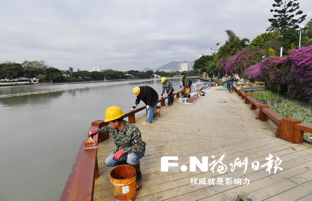 西湖公園新環湖棧道8日起開放