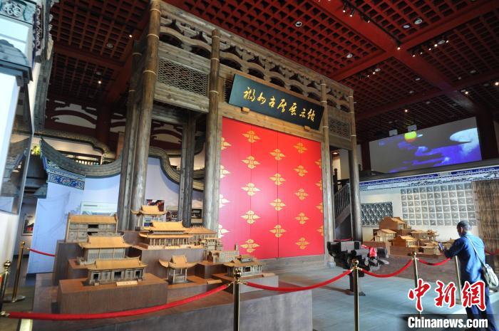 福州古厝展示館里觀古厝