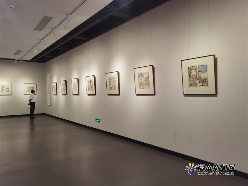 “古韻新風”——石橋三山兩街區寫生作品展展出