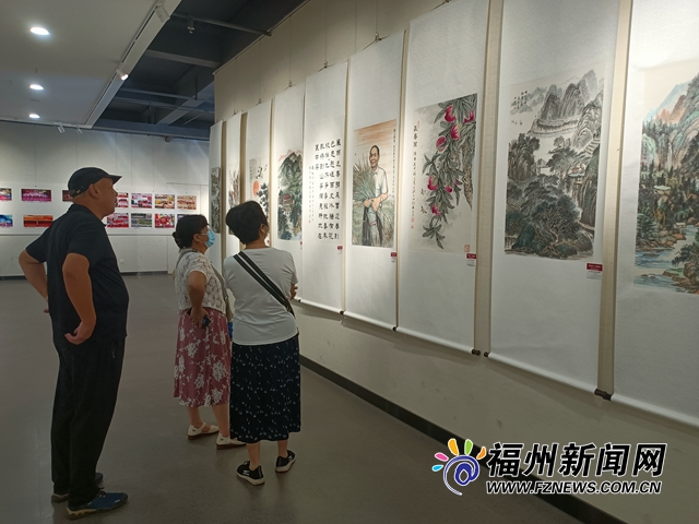第三屆福州知青書畫攝影作品展在福州展出