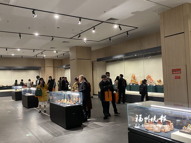 僑鄉博物館獻上春節文化大餐 福清最高端壽山石雕刻展舉辦