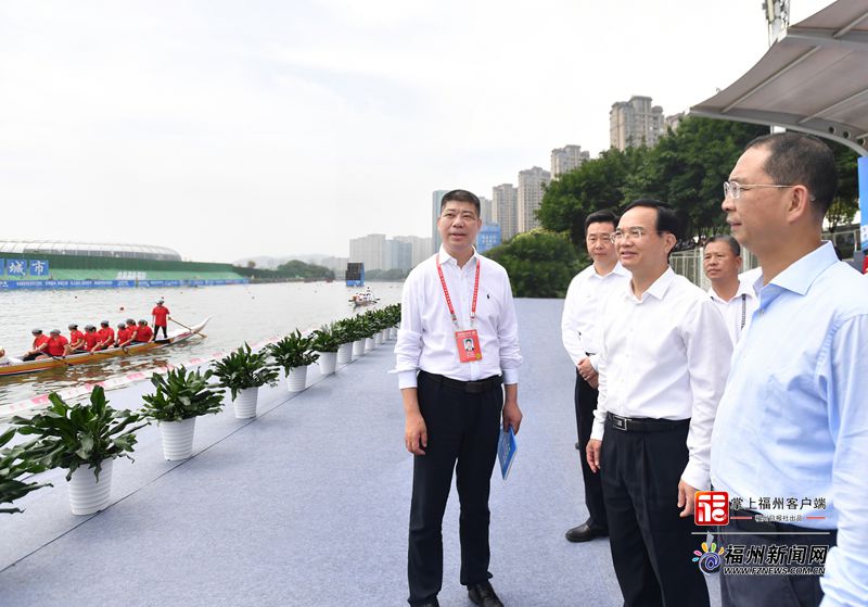林寶金吳賢德檢查2022年首屆世界龍舟聯賽（福州站）組織保障工作