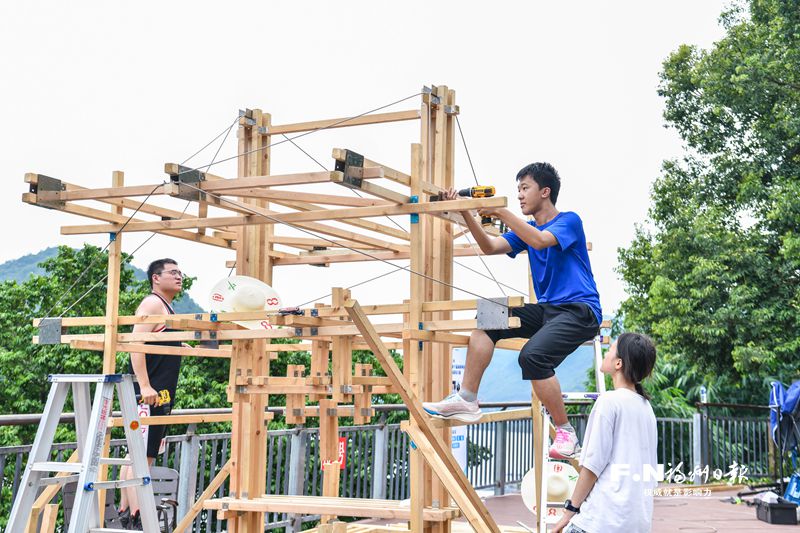 海峽兩岸大學生實體建構大賽落幕 銘傳大學作品《山岳之渝》摘得金獎