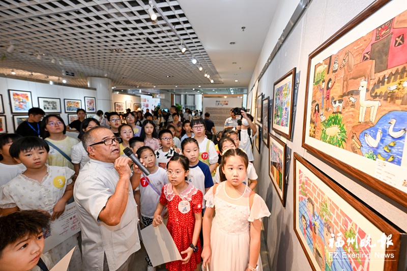 榕臺中小學生書畫作品展出