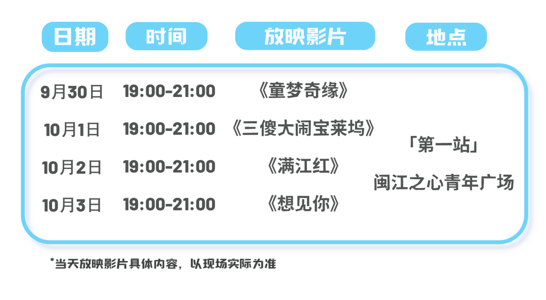 這個十一假期，愛電影的人都在這里！電影之城4.0來啦！