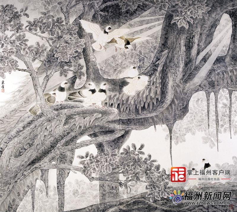 著名畫家吳東奮畫展暨作品捐贈儀式在福建博物院舉行