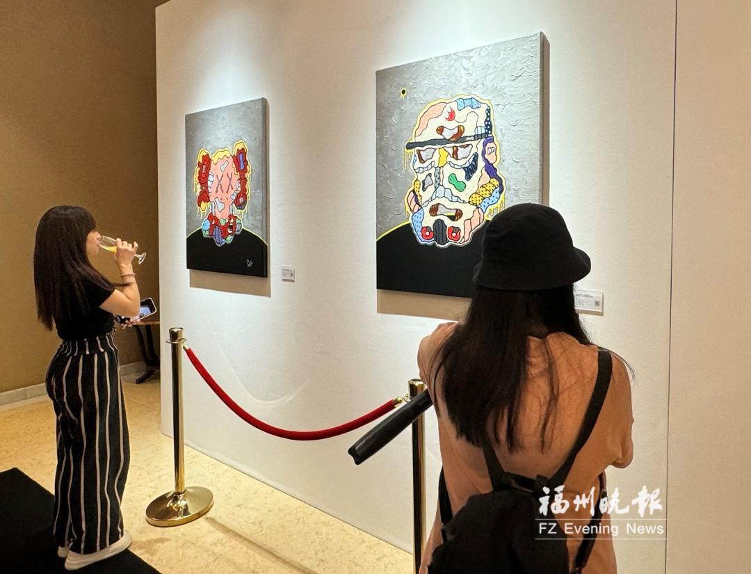 意大利藝術家在福州舉辦“太湖石”系列畫展