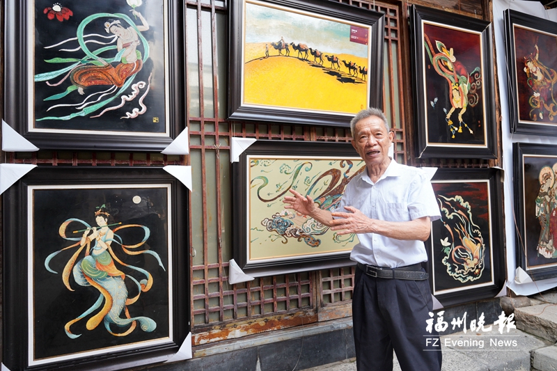 鄭崇堯師生漆畫藝術傳承展開幕 持續到6月20日